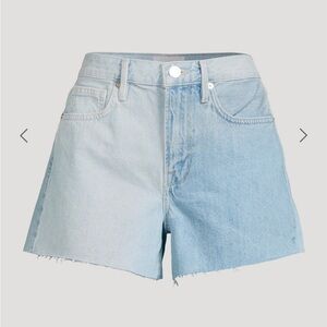 Frame Le Brigette Denim Shorts. Light two tone wash. Size 29.